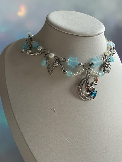✨ Evania – Winter Starfall Choker ✨