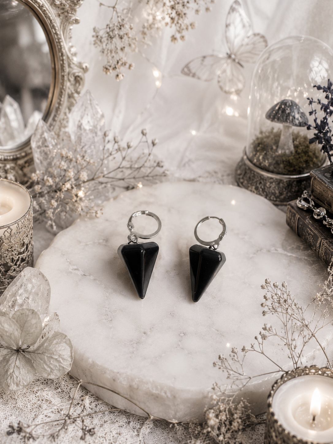 🌑 Midnight Shards Earrings 🌑