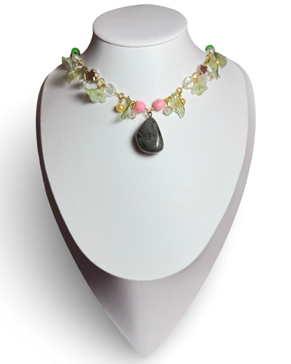 Elowen of the Glade – Fairy Garden Necklace