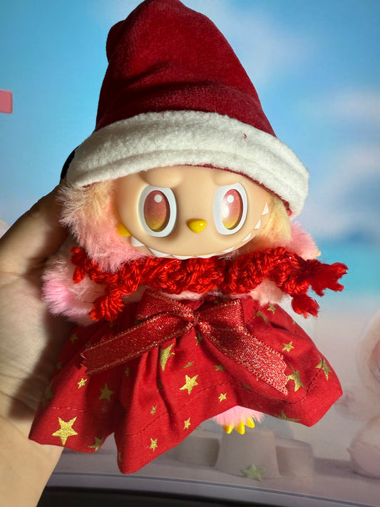 Labubu “Holiday Star Dream” Plush Charm ⭐🎅