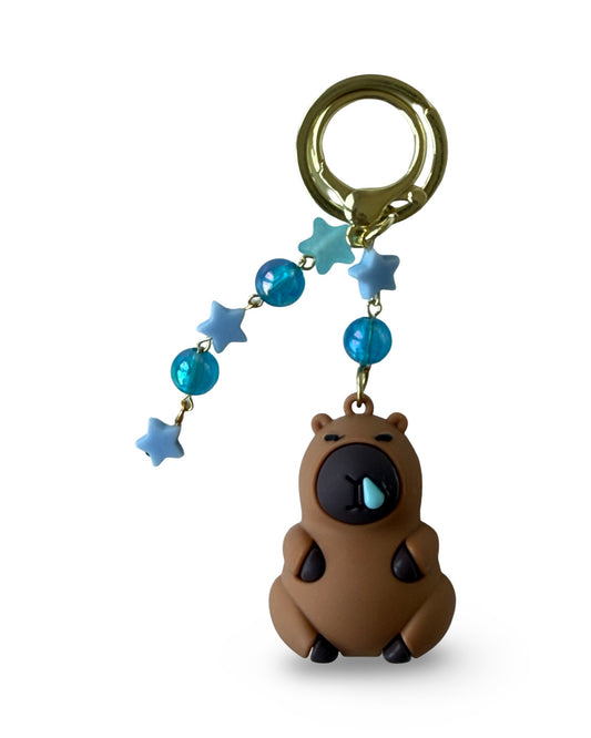 Capybara Charm Keychain