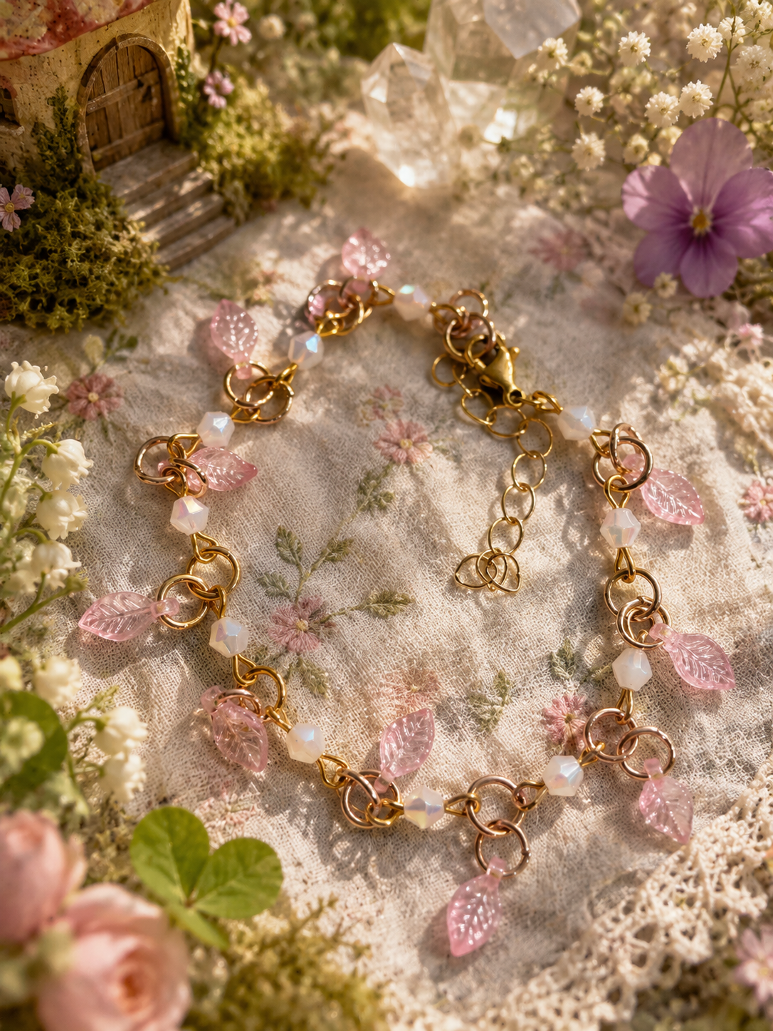 🌸 Blush Vine Bracelet