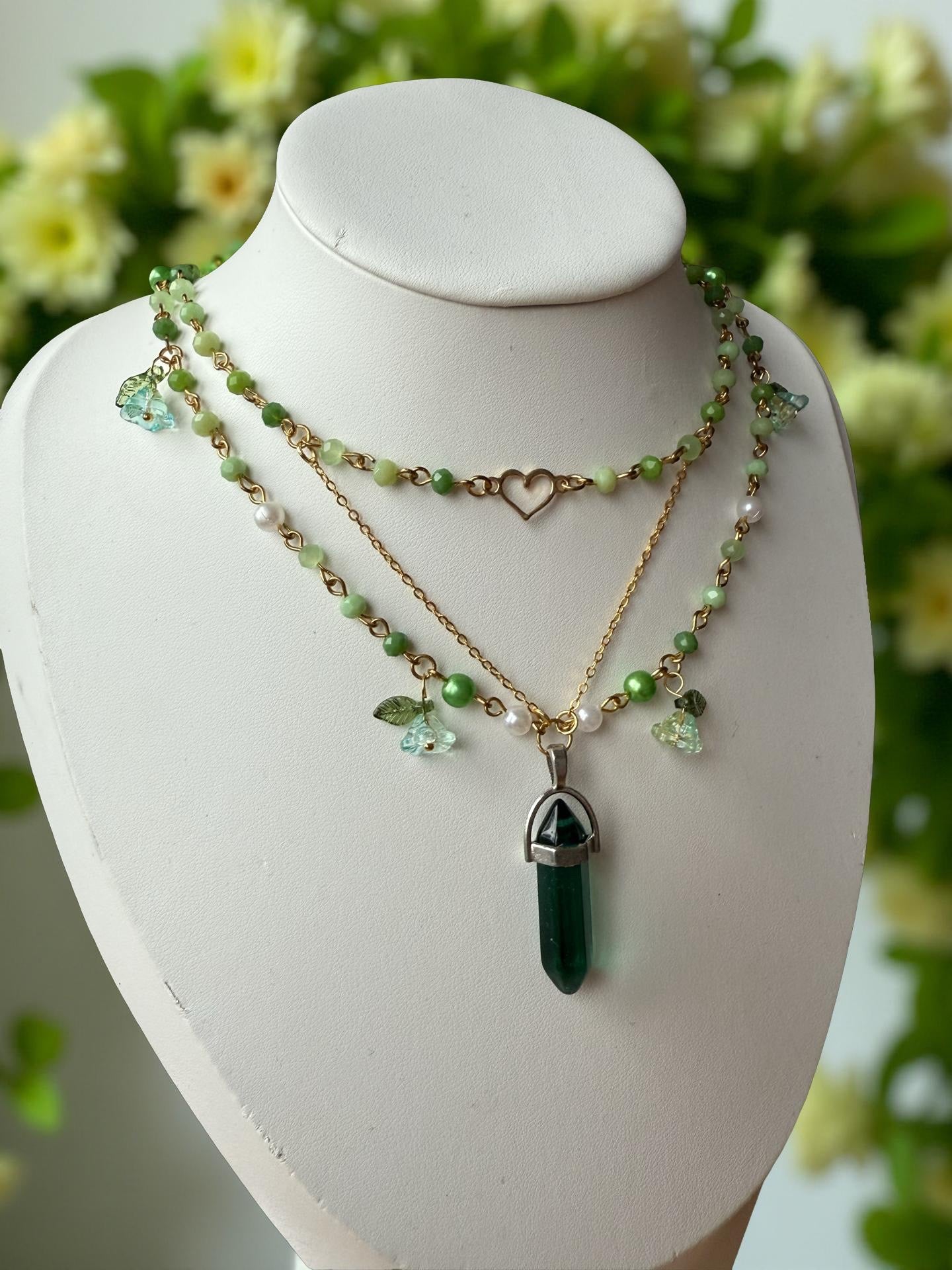 Sylvara Crystal 🌿🔮 Necklace