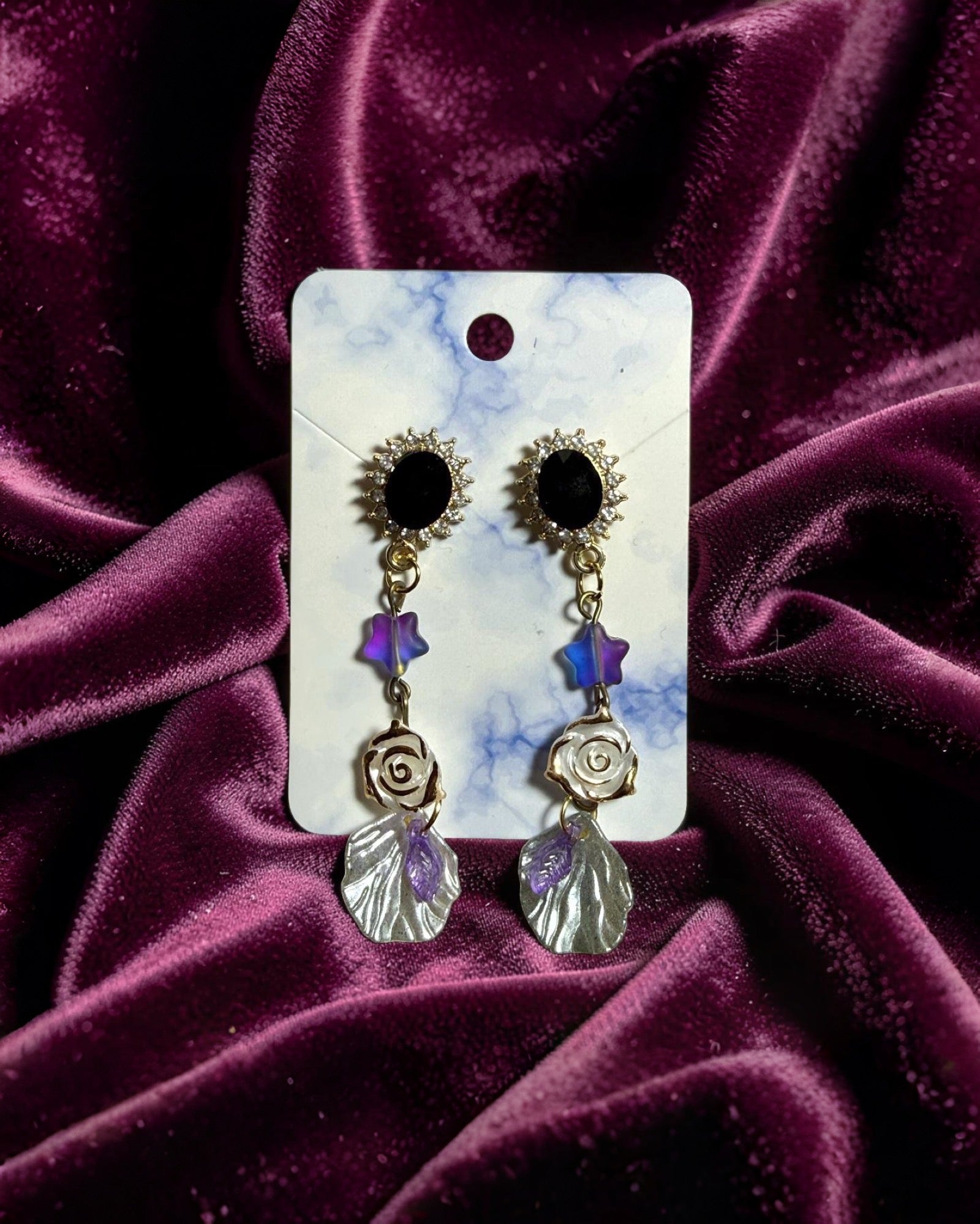 Whimsical Garden Drop Earrings