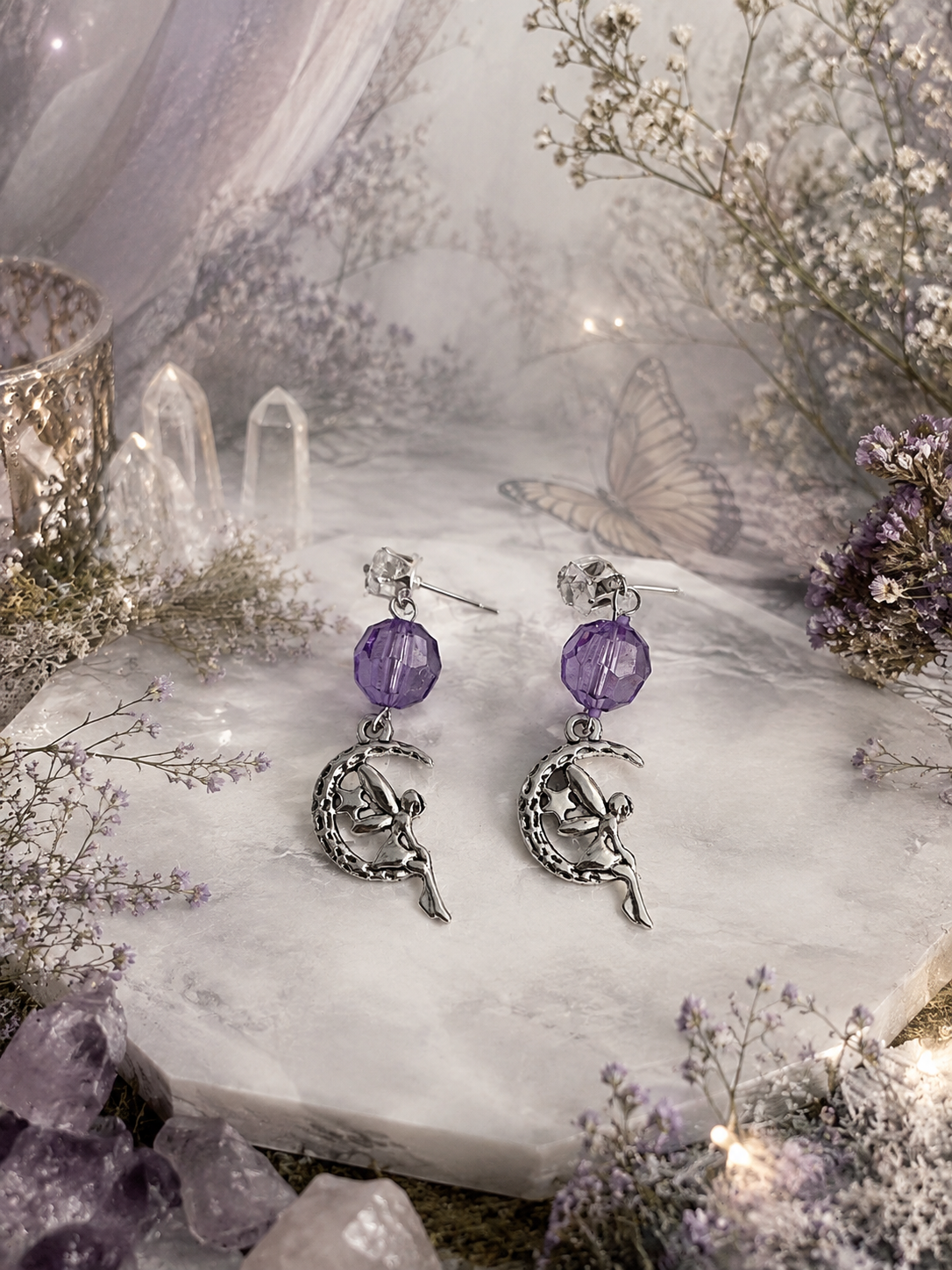 💜 Lavender Twilight Earrings