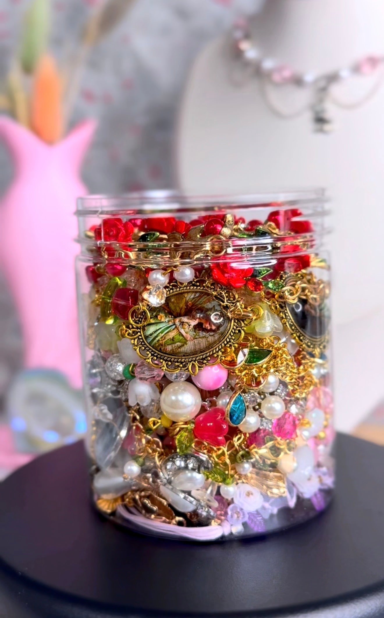 🧚 Fairycore Jewelry Jar – Handmade & Curated Enchanted Forest Aesthetic 🩷🦄🧚🏻‍♀️