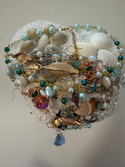 🐚 Ocean Treasure Mystery Jewelry Jar