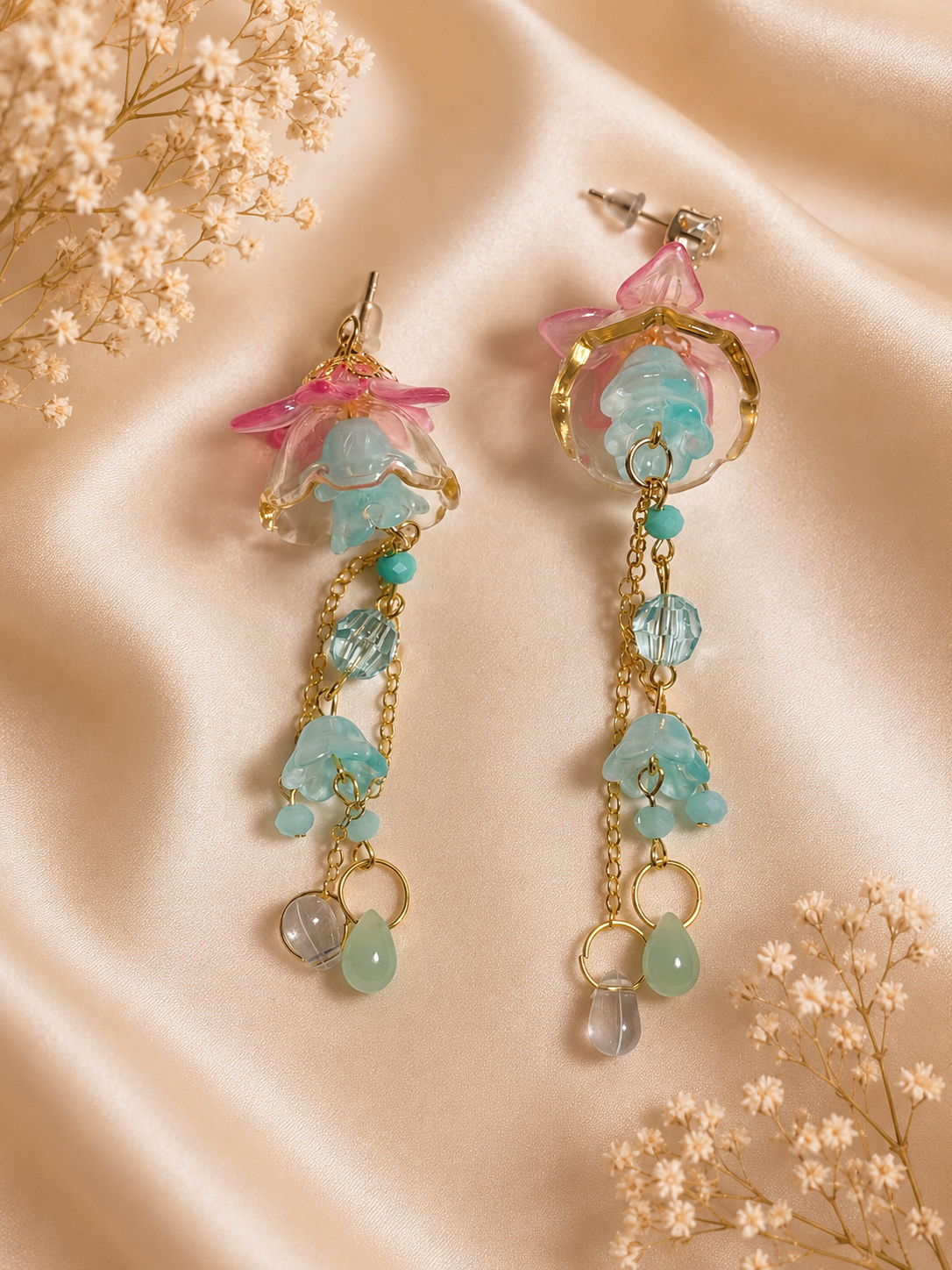 ✨ Kreya Jellymist Earrings ✨ Made to order