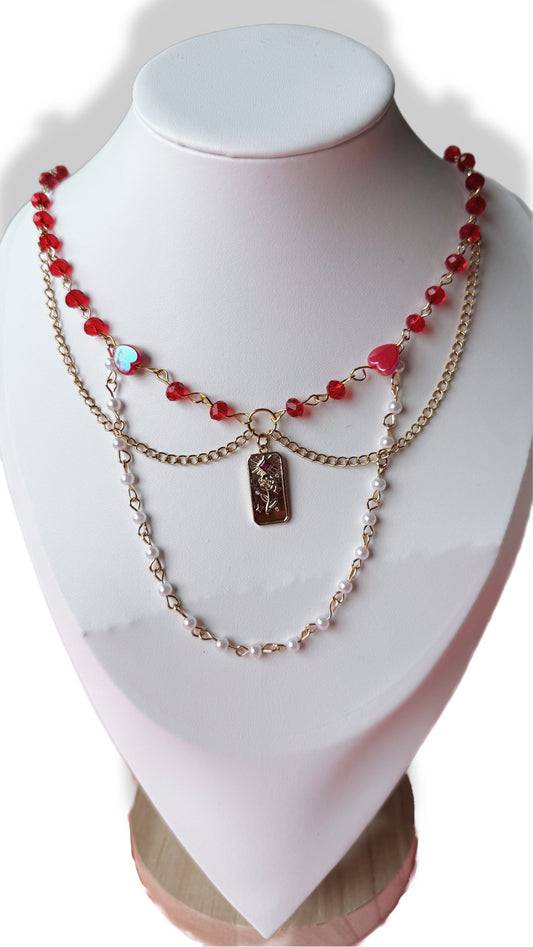 Rose Heart Harmony Necklace