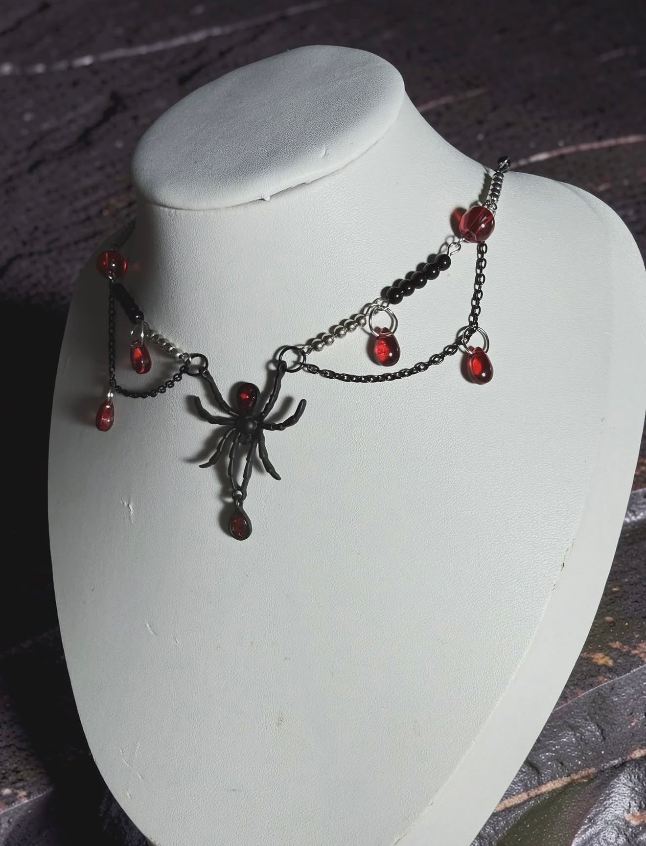 Widow’s Web Necklace 🕷️🕸️ Made to order