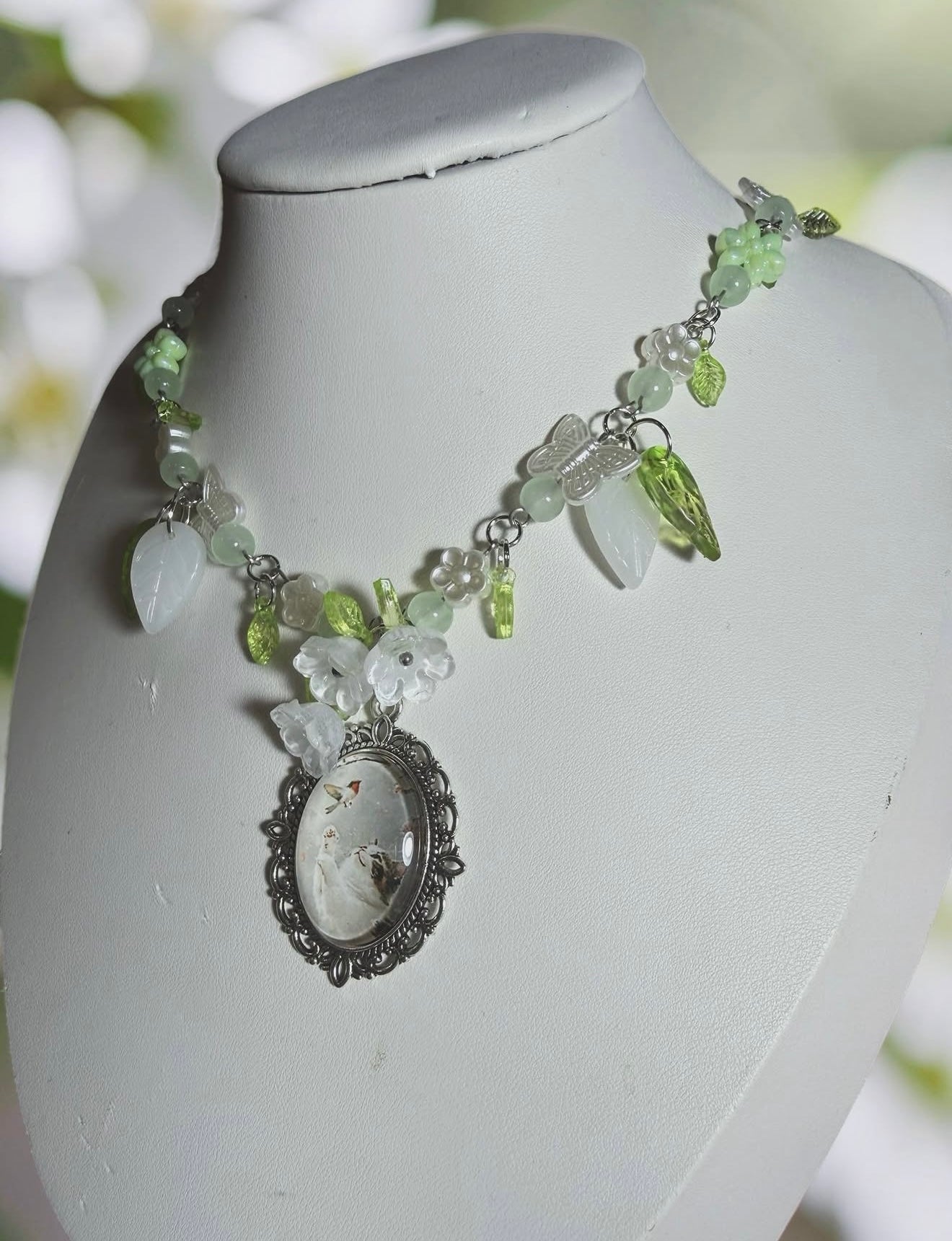 Sylphine Spring Cameo Necklace 🌸Made to order