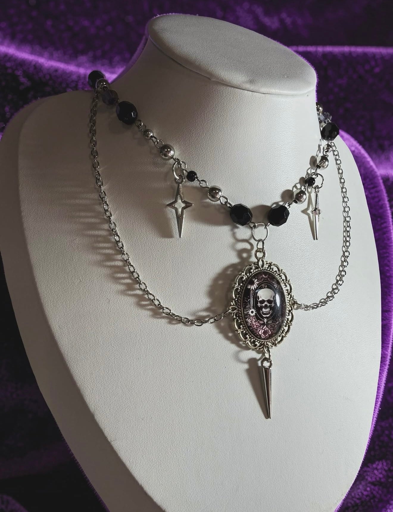 Mortavia Skull Necklace 💀 Made to order