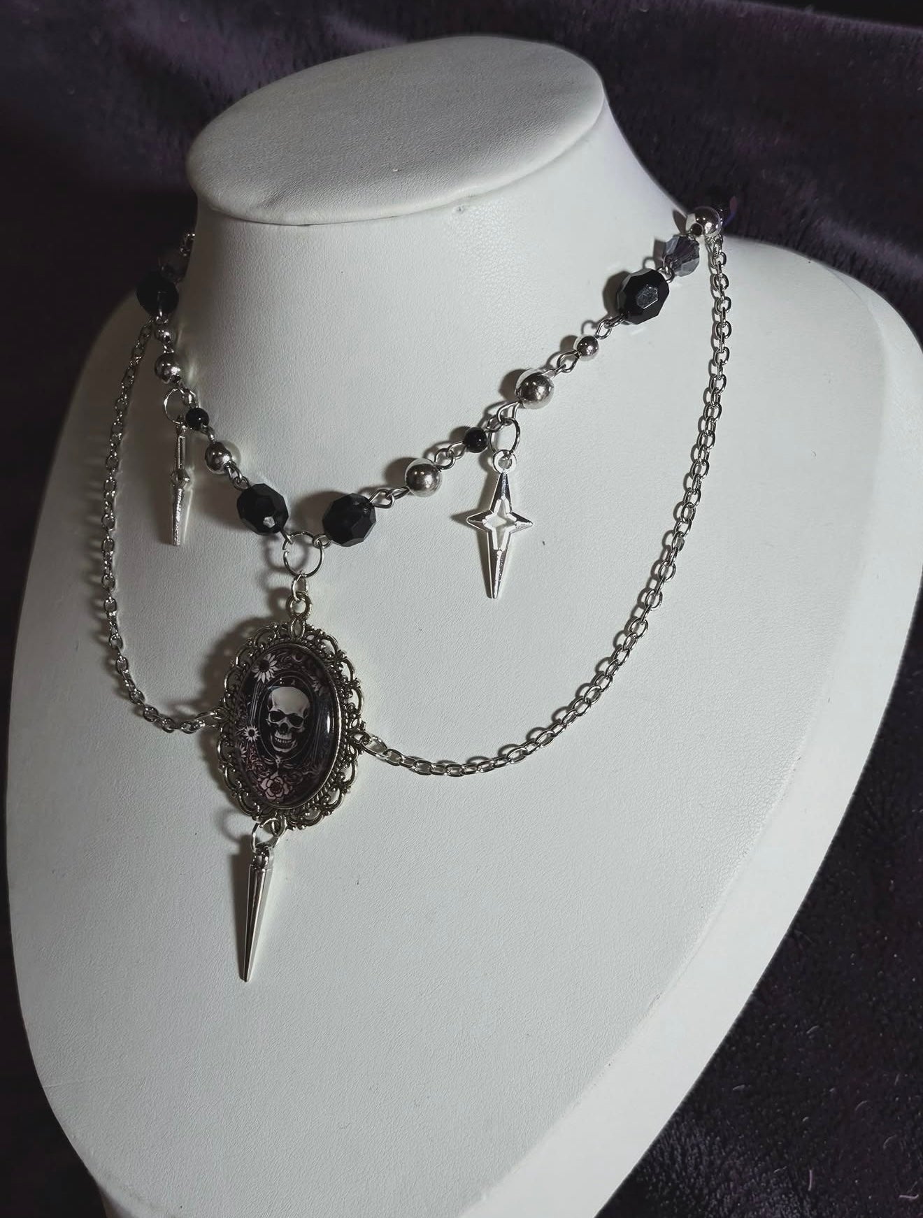 Mortavia Skull Necklace 💀 Made to order