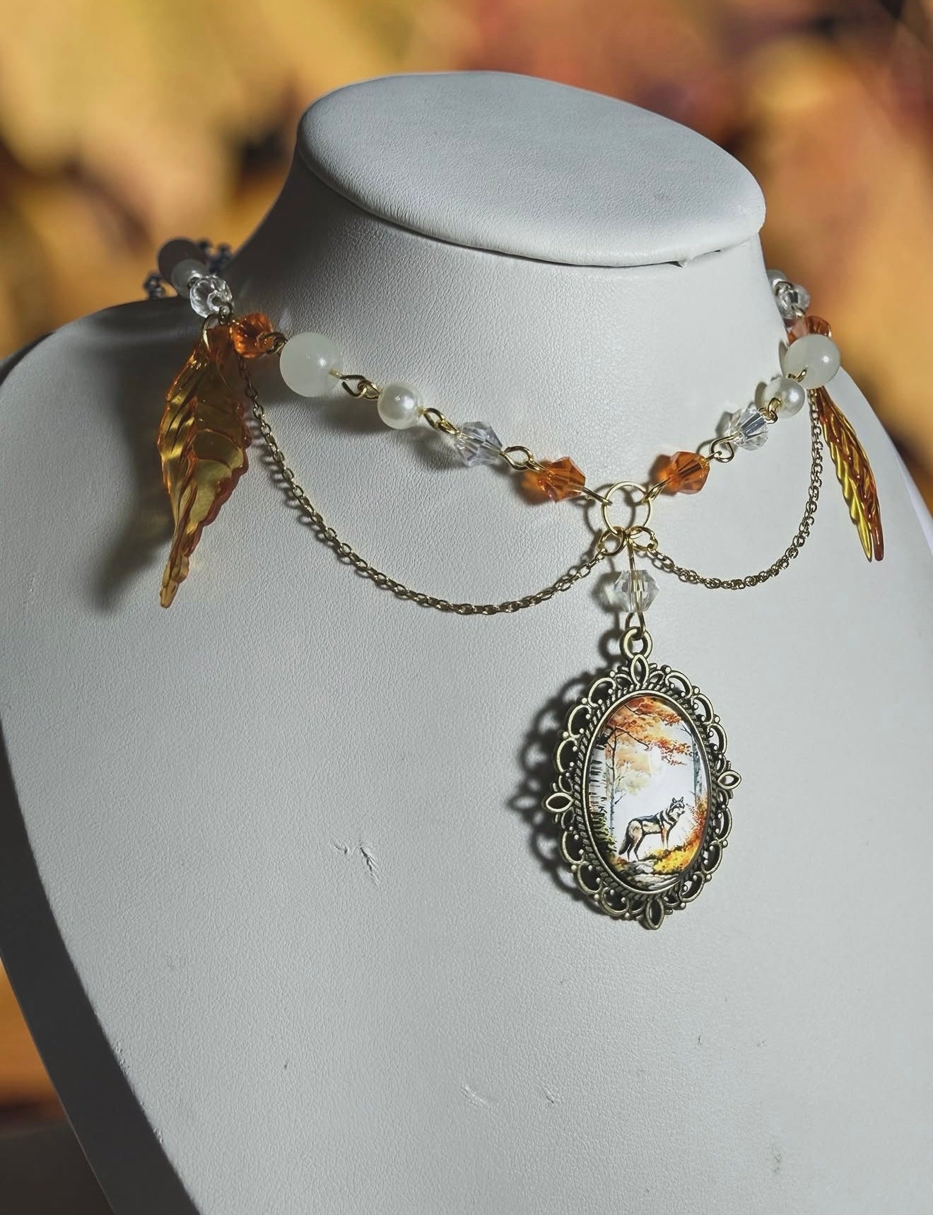 Autumn Whisper Necklace 🍁 Made to order