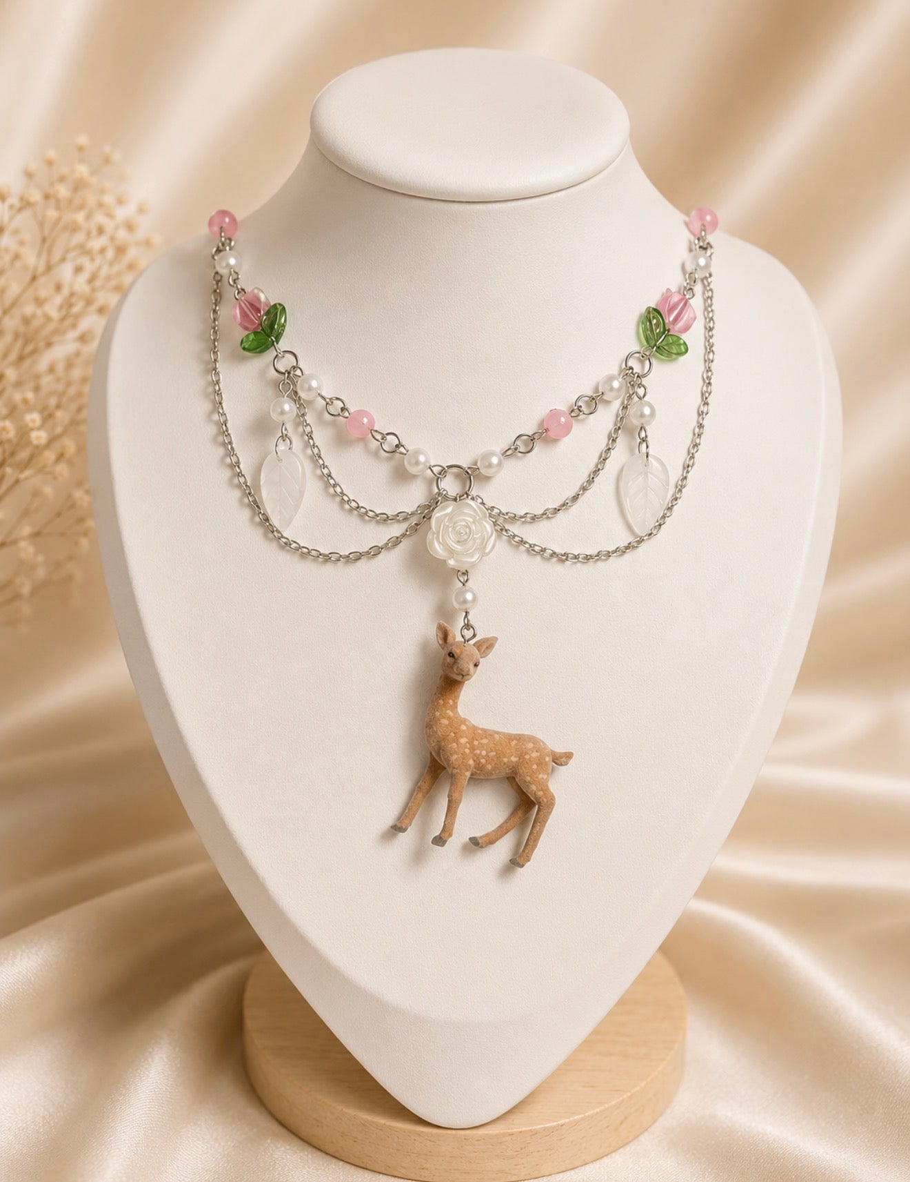 Felina Blossomfawn Necklace 🦌 Made to order