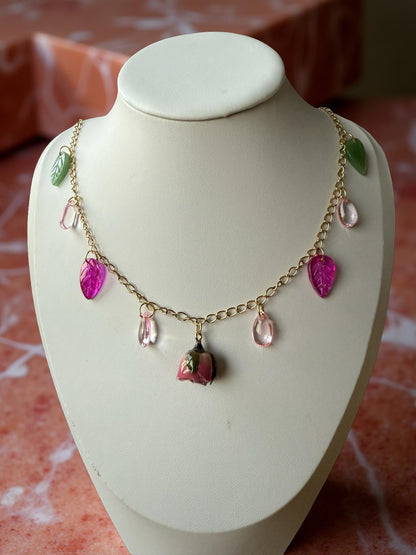 Enchanted Rose Necklace