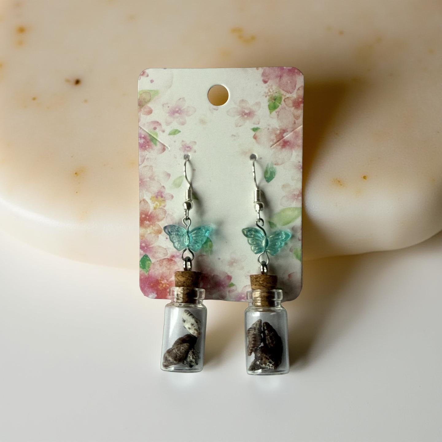 🌊 Seashell Jar Earrings Collection