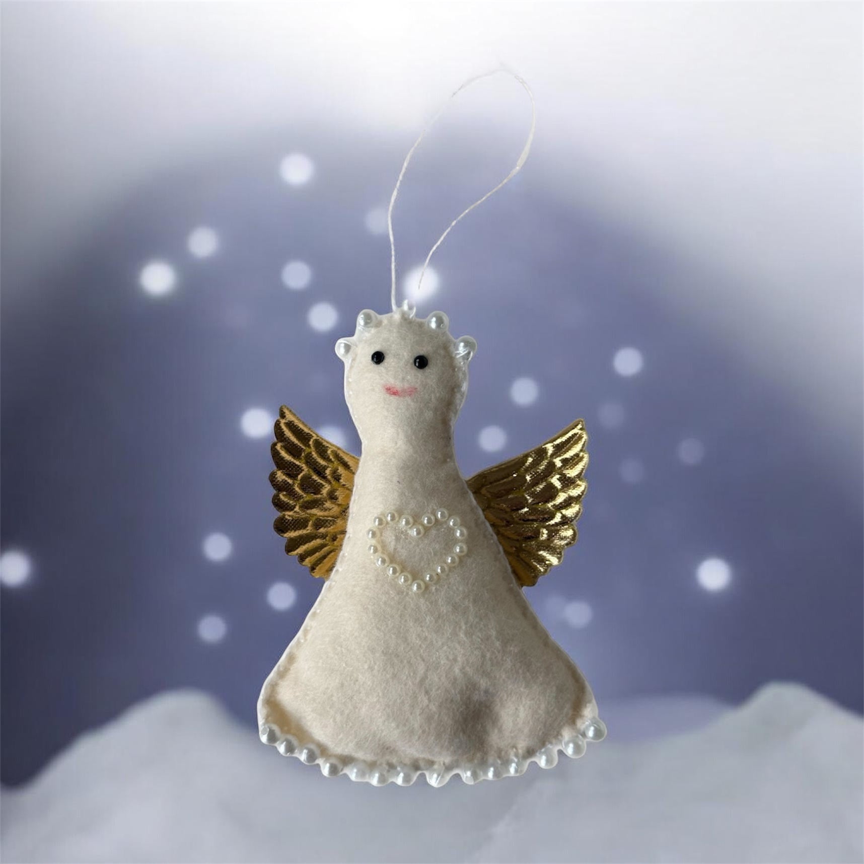 Little Winged Blessing Ornament