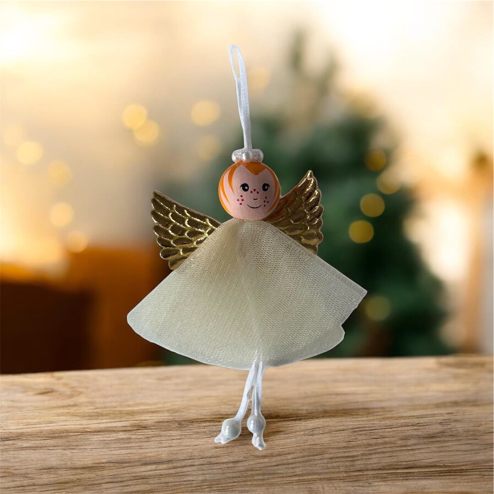 Heavenly Sparkle Angel Ornament