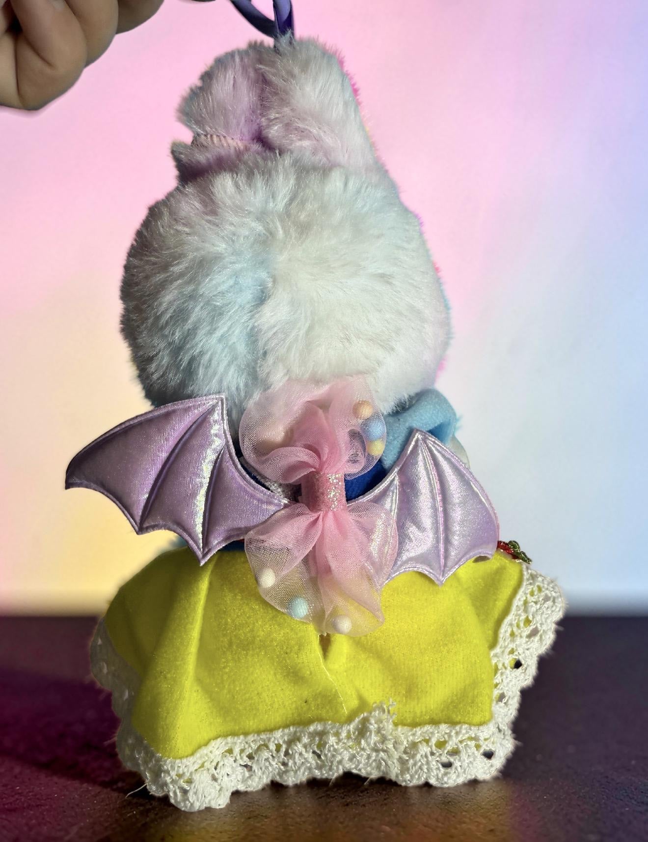 Pop Mart Labubu “Fairy Snow Bunny” Plush Charm