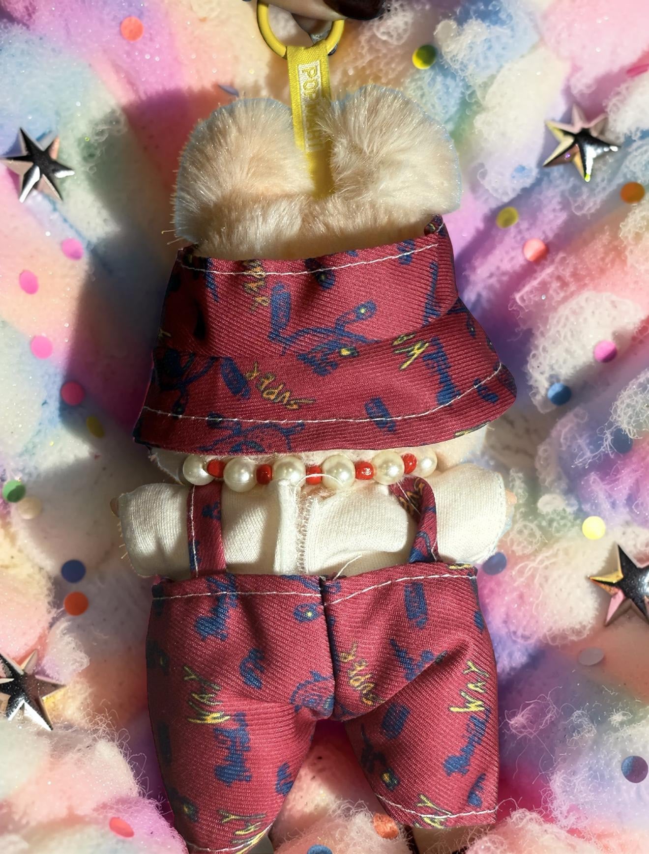 Lafufu “Crimson Heart Dream” Plush Charm ❤️‍🔥