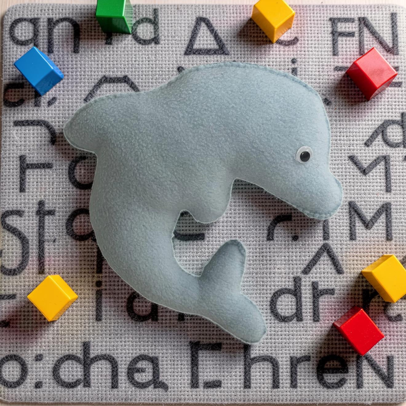 Bluey the Plush Dolphin