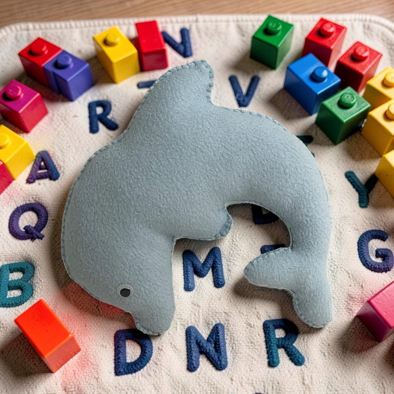 Bluey the Plush Dolphin