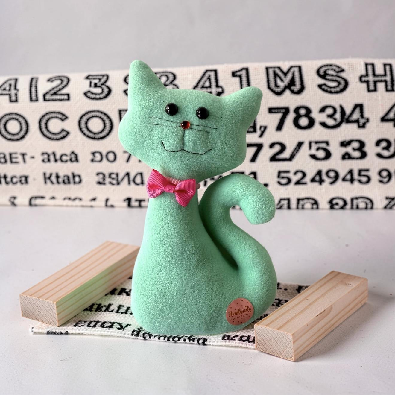 Bowtie Kitty plush toy