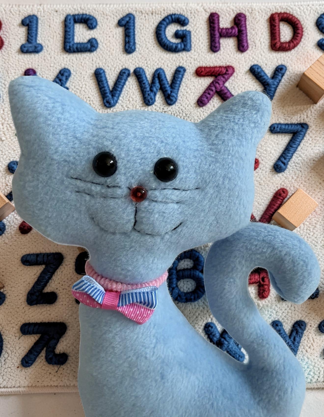 Bowtie Kitty plush toy