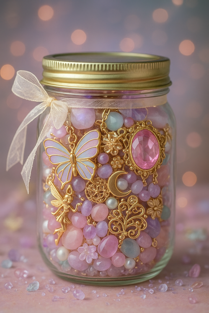 Custom Fairycore Themed Mystery Jewerly Jar 🩷🦄🧚🏻‍♀️