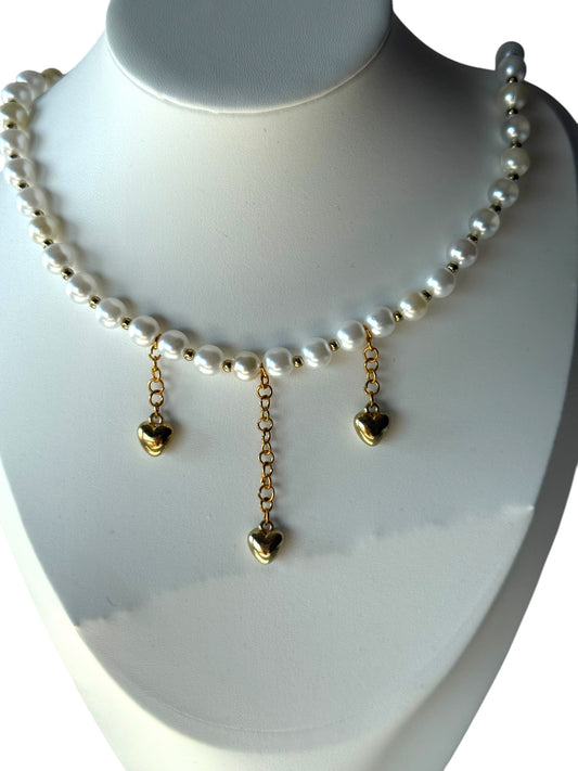 Heart Drops Necklace