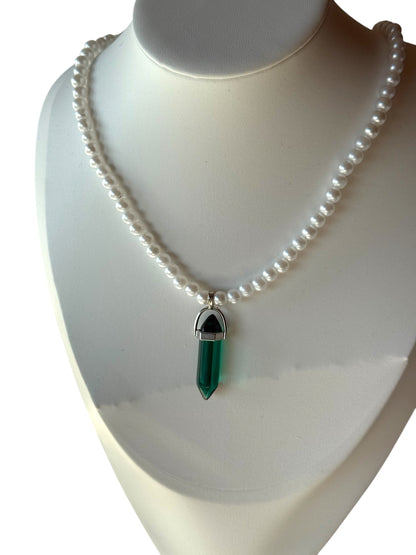 Emerald Aura Necklace