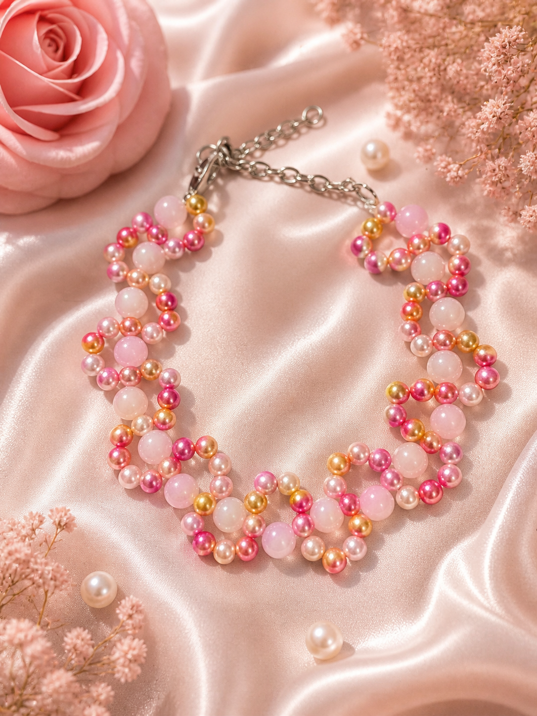 Rosabelle Blush Pearl Bracelet 💞 Made to order