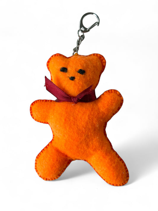 SnuggleBear – Handmade Felt Bear Keychain