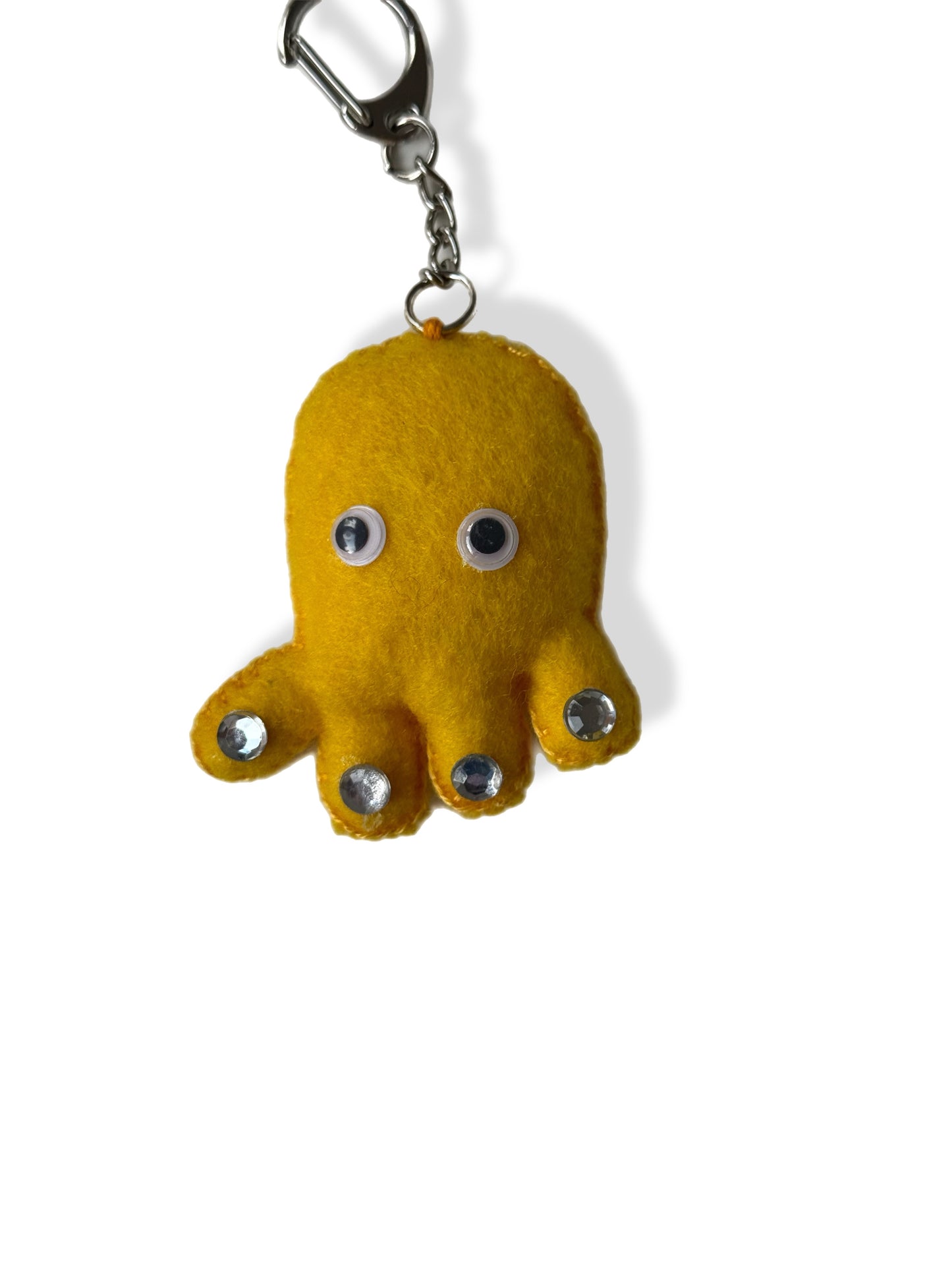 Pearly the Pocket Octopus Felt Keychain