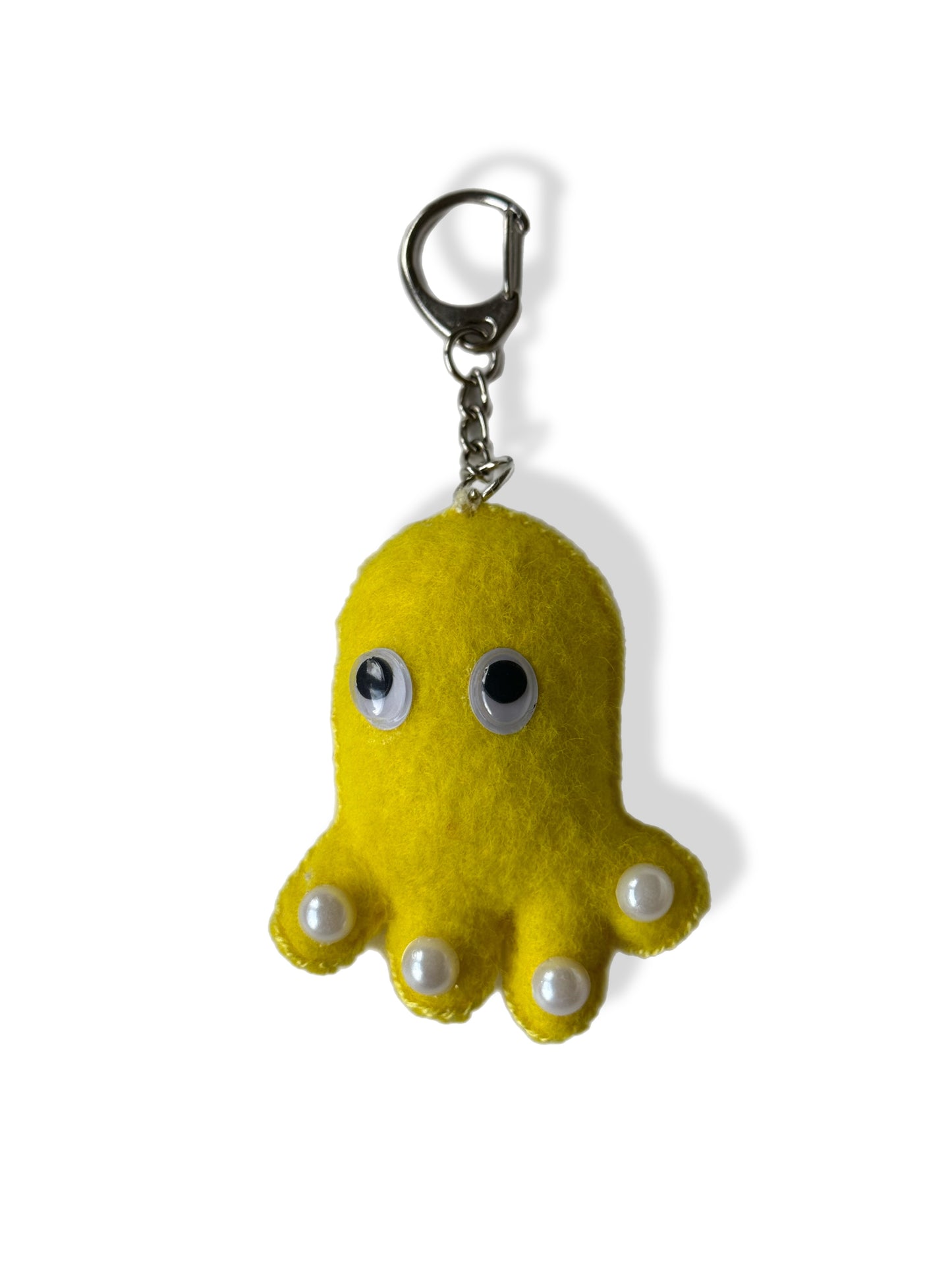Pearly the Pocket Octopus Felt Keychain