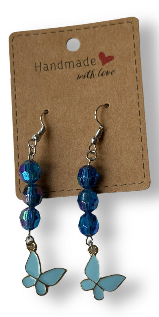 Blue Butterfly Bliss Earrings