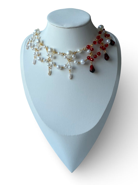 🩸 Selene de Sangre – Statement Choker Necklace
