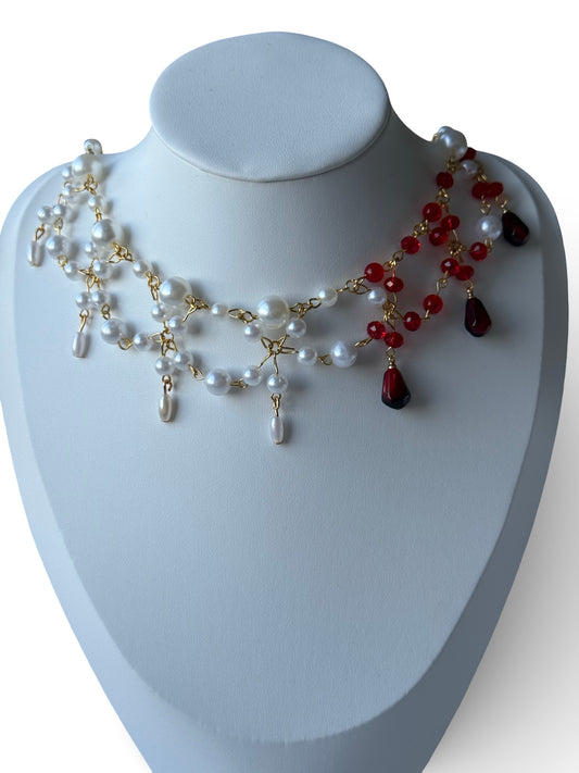 🩸 Selene de Sangre – Statement Choker Necklace