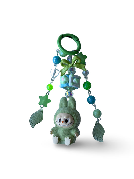 🌿 Forest Whimsy – Plush Keychain Charm