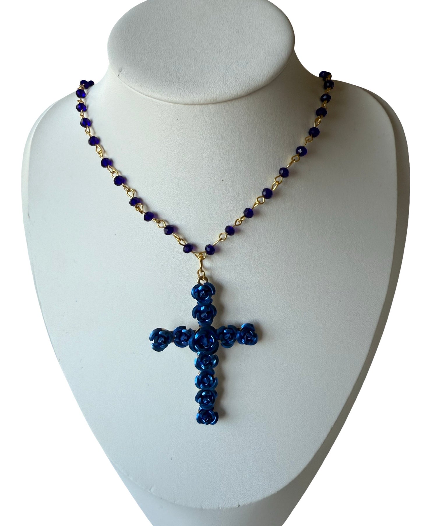 Midnight Rosary Necklace