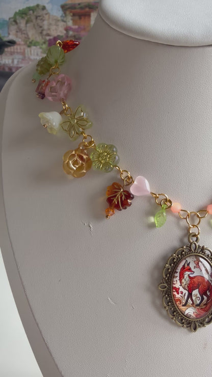 ✨ Orielle Golden Light – Enchanted Woodland Necklace ✨