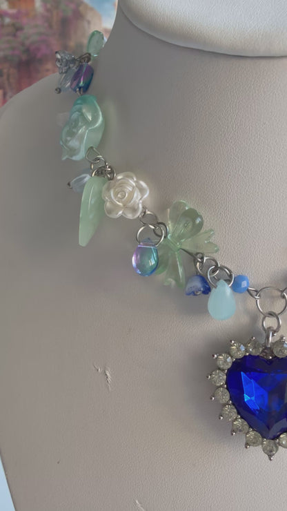 Arianwen Frostheart – Fairycore Heart Necklace