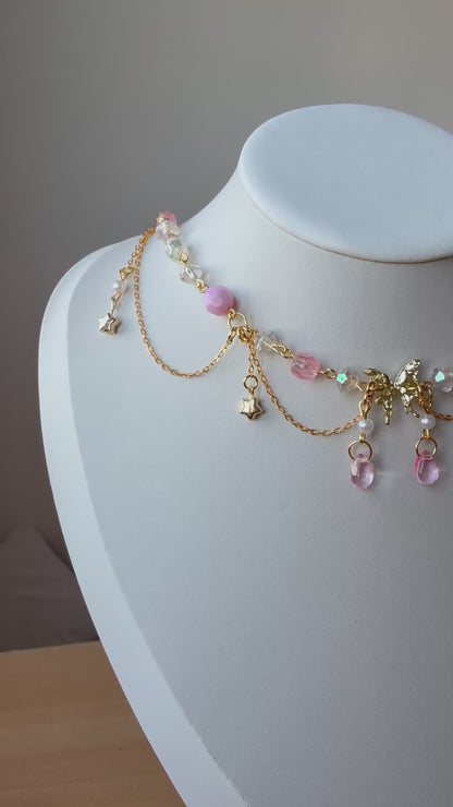 Lyriana Starfall Necklace 🌸⭐
