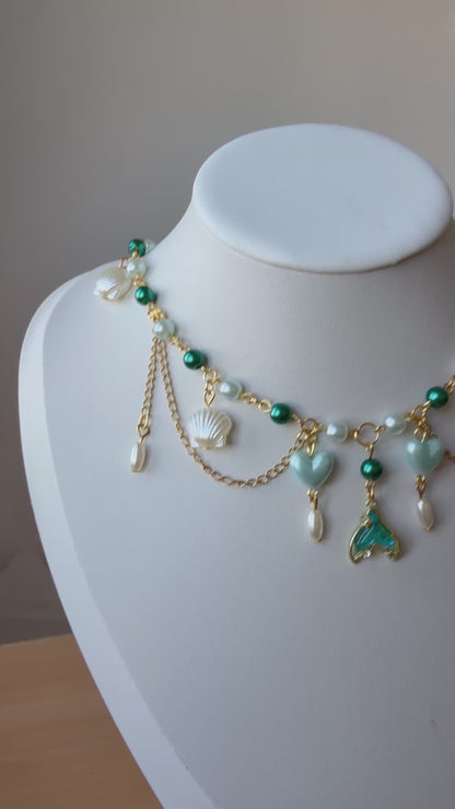 Sirena Pearlwave Necklace 🐚🌊