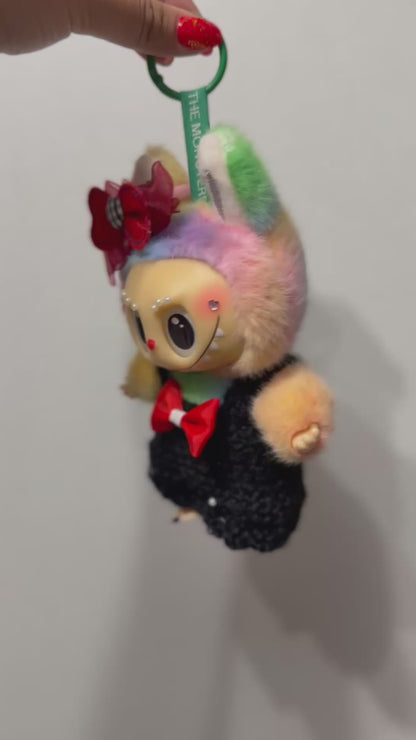 Crimson Bow Bunny 🌹🐰✨ Customized Lafufu