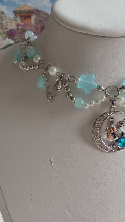 ✨ Evania – Winter Starfall Choker ✨