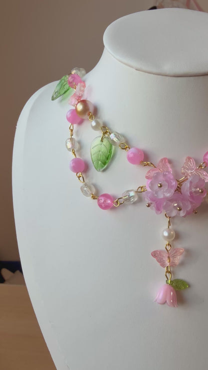 🌸 Evelyn Petalwhisper Necklace