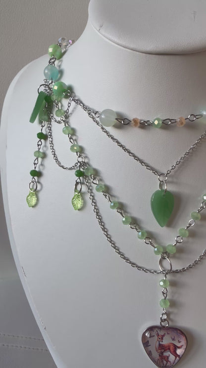 Forest Guardian Necklace 🦌💚