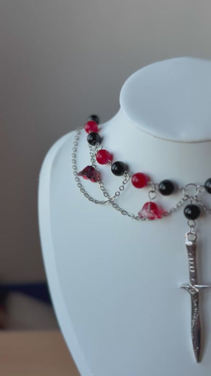 Andúril Roseblade ⚔️🌹 Necklace